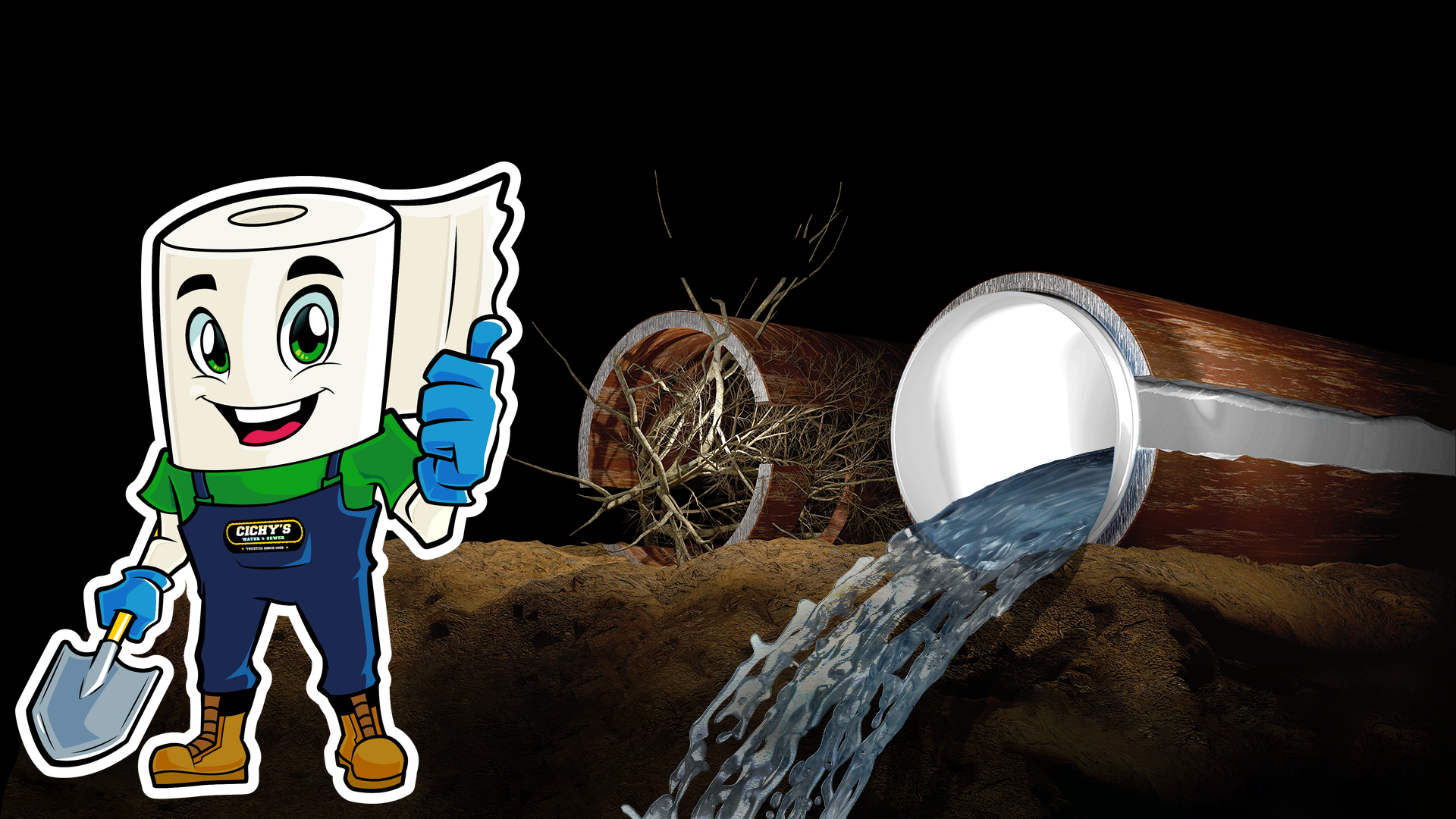 cipp pipelining cichy water and sewer before and after cipp pipelining