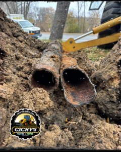 Underground sewer pipes in Minneapolis impacted by winter frost and freeze-thaw cycles